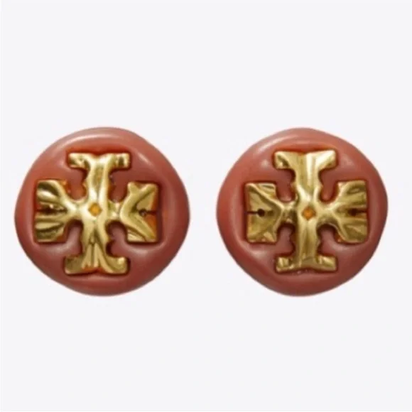 ( final sale )  Burch  Roxanne Button stud earrings - Picture 2 of 5